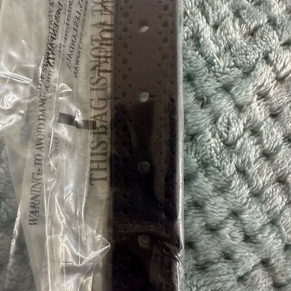 NWT Janie and Jack Black Perforated Belt - Picture 2 of 6